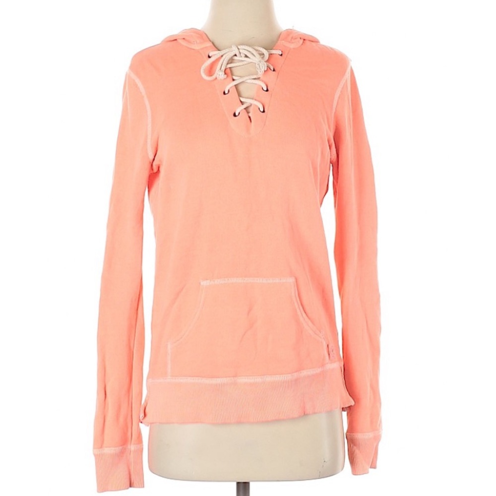 Neon orange hoodie